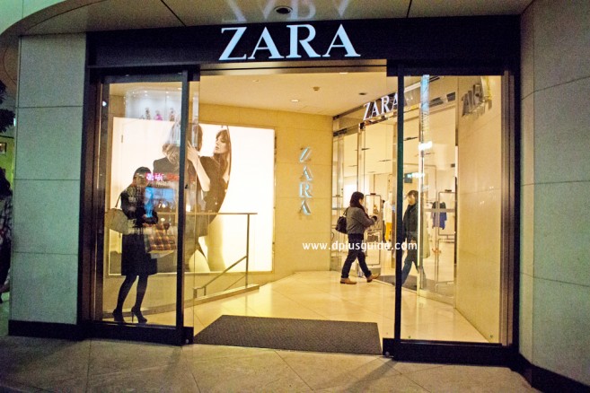 แนะนำแหล่งช้อปในโตเกียว ร้านเสื้อผ้า ZARA ก็มีช็อปในย่านชินจุกุ (Shinjuku)