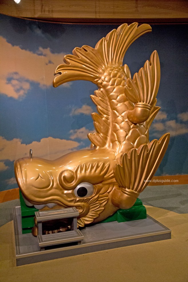 รูปสลัก Kinshachi ปราสาทนาโงยา (Nagoya Castle) เที่ยวญี่ปุ่น ปราสาทนาโงยา (Nagoya Castle) แลนด์มาร์กสำคัญของการท่องเที่ยวจูบุ