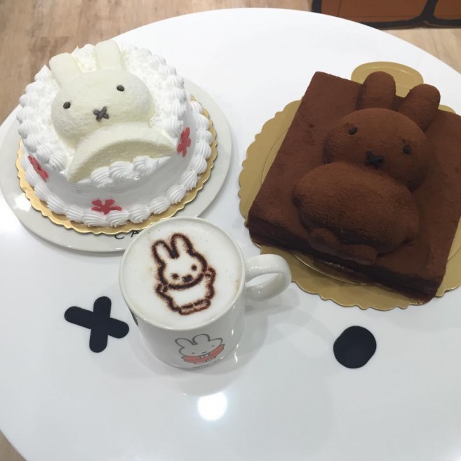 เที่ยวไต้หวัน miffy x 2% CAFE คาเฟ่มิฟฟี่ ที่ไทเป ไต้หวัน