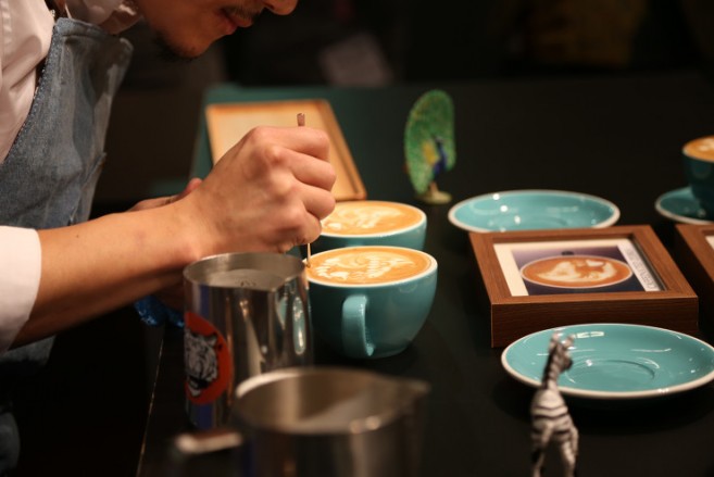 ลาเต้อาร์ทขั้นเทพของแชมป์โลก World Latte Art Championship 2015