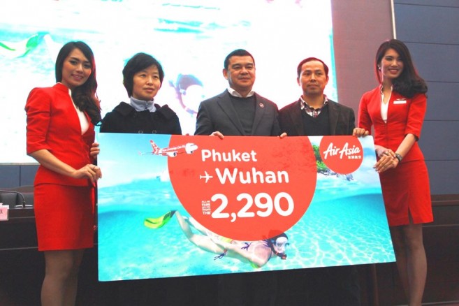 เส้นทางบินใหม่ AirAsia New Route Phuket Wuhan