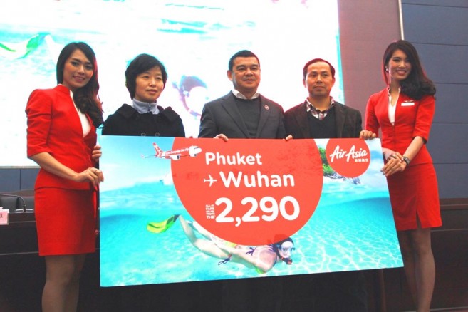 เส้นทางบินใหม่ AirAsia New Route Phuket Wuhan เส้นทางบินใหม่ AirAsia New Route Phuket Wuhan