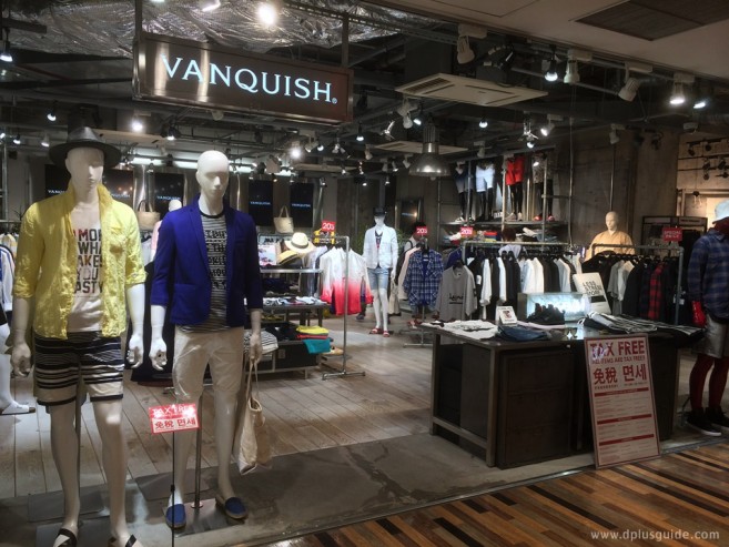 หน้าร้าน VANQUISH Shibuya 109MEN'S