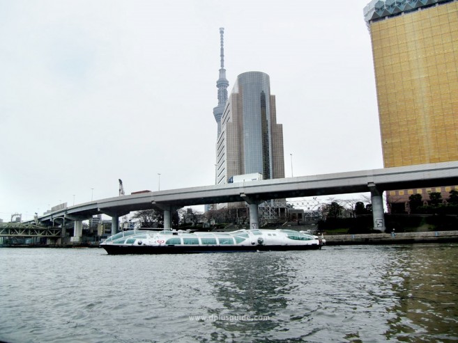 ล่องแม่น้ำเที่ยวโตเกียว หน้าตาเรือของ TOKYO CRUISE ที่จะพาข้ามฟากไปยังที่ต่างๆ