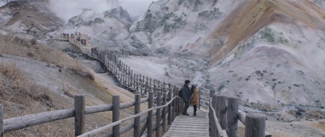 เที่ยวฮอกไกโดตามรอยภาพยนตร์ "แฟนเดย์ แฟนกันแค่วันเดียว" สถานที่ถ่ายทำฉากหุบเขานรกพ่นควัน เที่ยวฮอกไกโดตามรอยภาพยนตร์แฟนเดย์ สถานที่ถ่ายทำฉากหุบเขานรกพ่นควัน