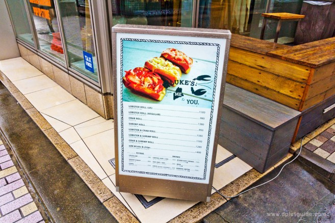 ร้าน "Luke's Lobster" นอกจากล็อบสเตอร์โรล ยังมีเมนูอื่นๆ ด้วย พักช้อปแวะกินล็อบสเตอร์ ที่ "Luke's Lobster" กลางย่านฮาราจุกุ