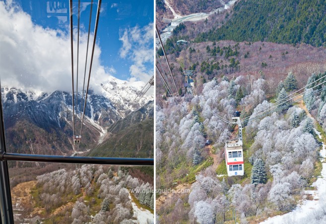 กระเช้า 2 ชั้น Shin hotaka ropeway กระเช้าลอยฟ้า 2 ชั้น Shin Hotaka แห่งแรกและแห่งเดียวในญี่ปุ่น