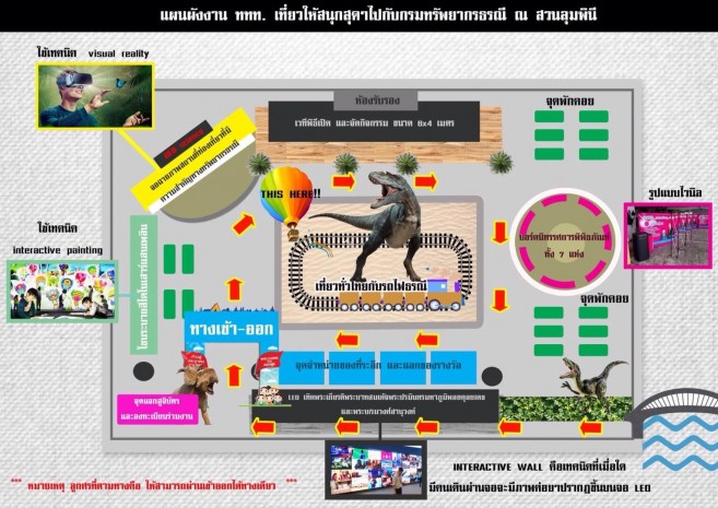โซน ไดโนเสาร์จำลอง "มหกรรมเปิดโลกธรณีวิทยา" เทศกาลเที่ยวเมืองไทย 2560 ณ สวนลุมพินี โซน ไดโนเสาร์จำลอง "มหกรรมเปิดโลกธรณีวิทยา" เทศกาลเที่ยวเมืองไทย 2560 ณ สวนลุมพินี