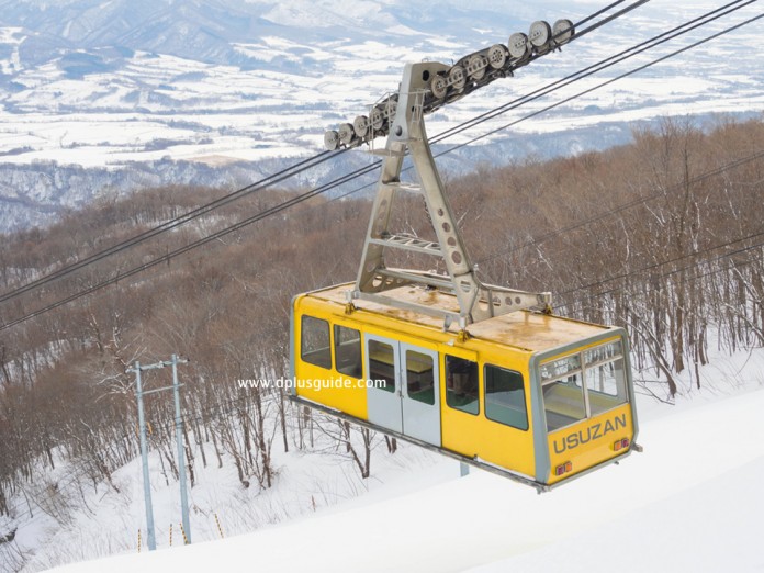 เที่ยวฮอกไกโด นั่งรถกระเช้าขึ้นภูเขาไฟอุซุ (Usuzan Ropeway) ชมวิวสวยเมืองโทยะ (Toya)