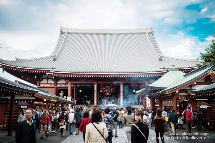 เที่ยวโตเกียว ขอพรเจ้าแม่กวนอิมทองคำ ที่วัดเซนโซจิ (Senso-ji Temple) หรือวัดอาสะกุสะ (Asakusa)