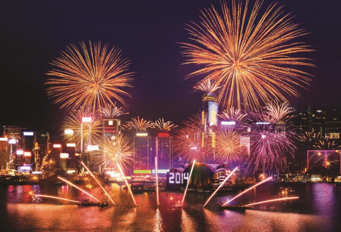 New Year • New World - Hong Kong Countdown Celebrations ที่ฮ่องกง