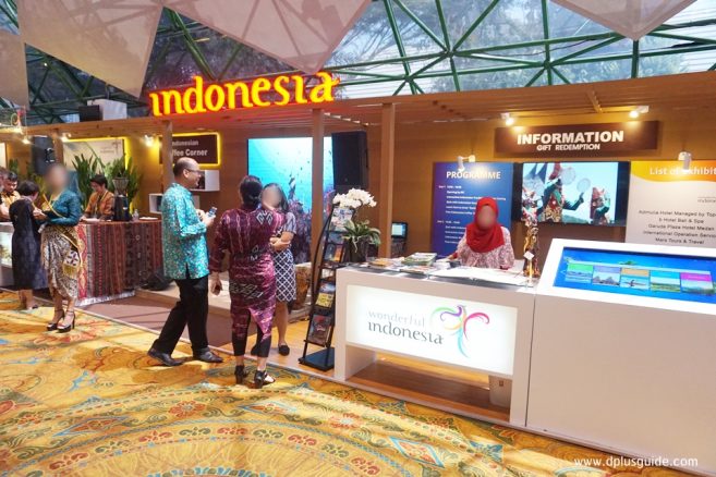 บูธ Wonderful Indonesia บูธ Indonesia
