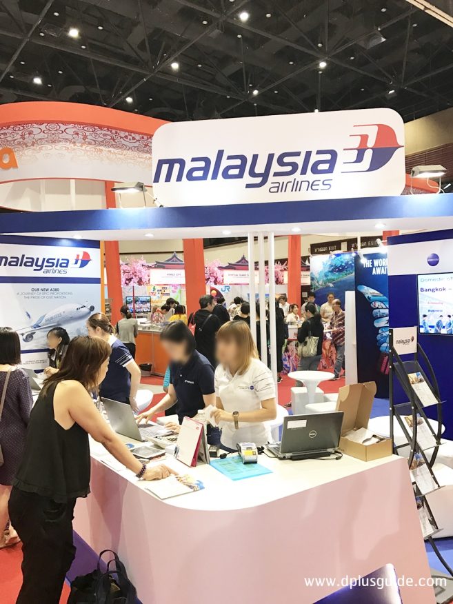 บูธ สายการบิน Malaysia Airlines บูธ สายการบิน malaysia airlines
