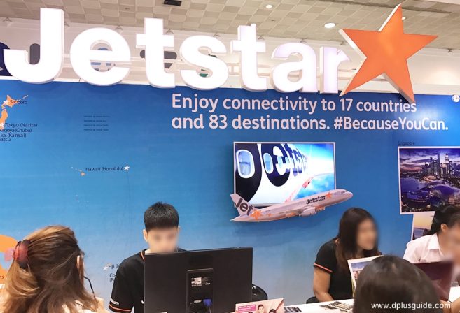 บูธ สายการบิน Jetstar