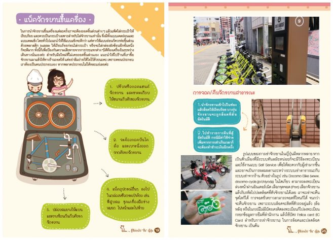 ตัวอย่างภายในเล่ม หนังสือ "ปั่นญี่ปุ่น" โดย DPlus Guide Team (สำนักพิมพ์ DPlus Guide) ตัวอย่างภายในเล่ม หนังสือ "ปั่นญี่ปุ่น" โดย DPlus Guide Team (สำนักพิมพ์ DPlus Guide)