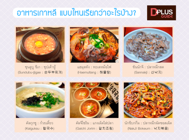 อาหารเกาหลี อาหารเกาหลี