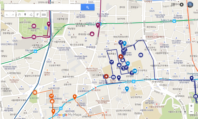 วิธีปักหมุดลงในแผนที่ส่วนตัวใน Google Map วิธีปักหมุดลงในแผนที่ส่วนตัวใน Google Map