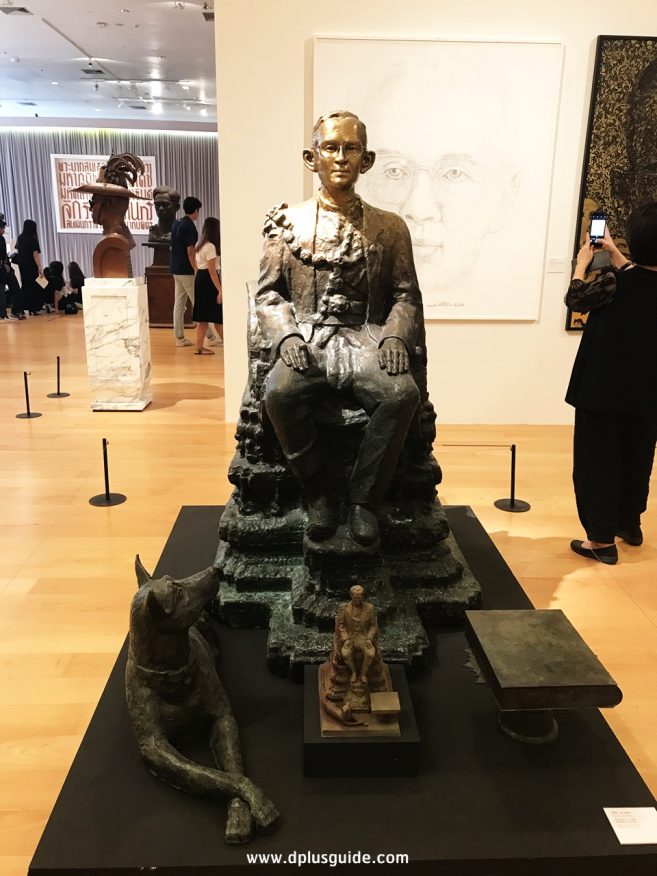 นิทรรศการ พระราชาในดวงใจ อยู่บริเวณชั้น 8 หอศิลปวัฒนธรรมแห่งกรุงเทพมหานคร