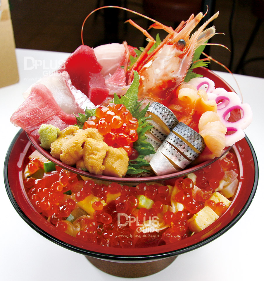 เมนู “อาจิไซ” ราคา 3,500 เยน (ไม่รวมภาษี) เมนู “อาจิไซ” ราคา 3,500 เยน (ไม่รวมภาษี)