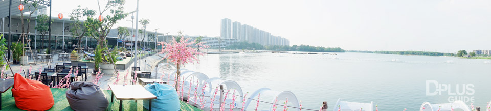 บรรยากาศร้าน Uwajima ริมทะเลสาบเมืองทองธานี บรรยากาศร้าน Uwajima ริมทะเลสาบเมืองทองธานี