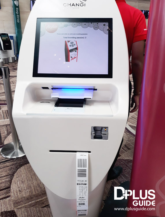 Changi Airport Check-in Kiosk Changi Airport Check-in Kiosk