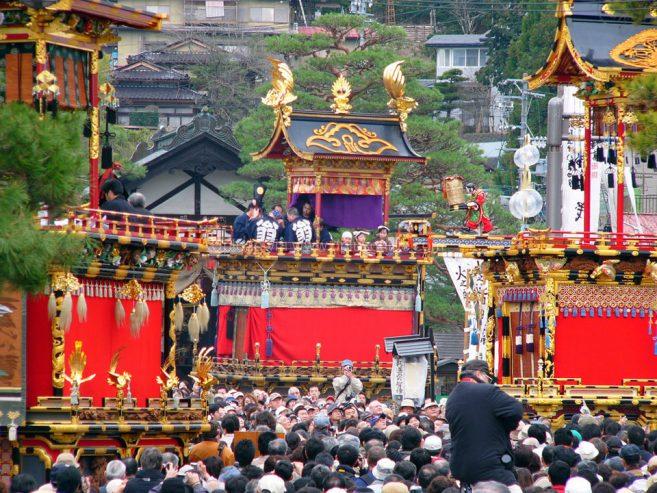 ภาพบรรยากาศเทศกาล Takayama ภาพบรรยากาศเทศกาล Takayama