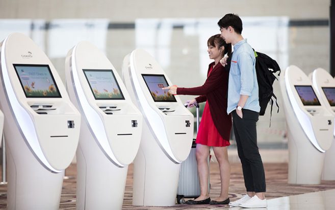 Changi Airport Check-in Kiosk