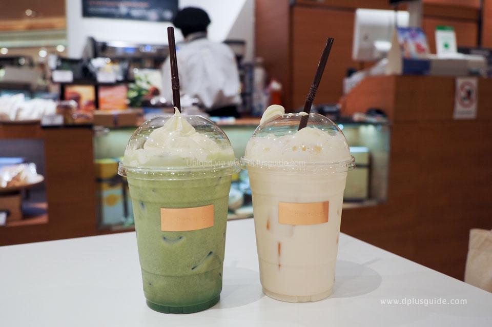 Matcha Latte Ice และ Hokkaido Melon au Lait Ice Matcha Latte Ice และ Hokkaido Melon au Lait Ice
